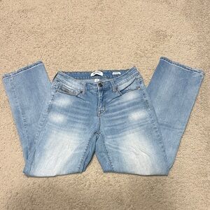 Nine West Women’s Gramercy Slim Straight Light Wash Jeans Size 4P